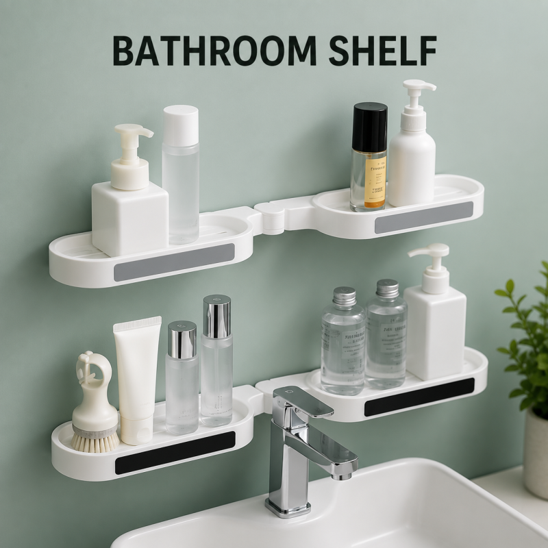 360° Rotating Wall Storage Rack