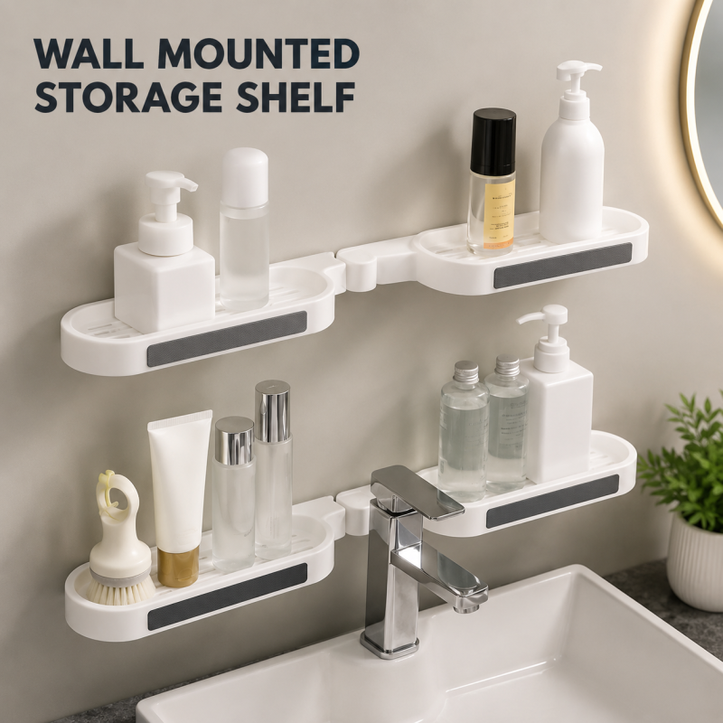 360° Rotating Wall Storage Rack
