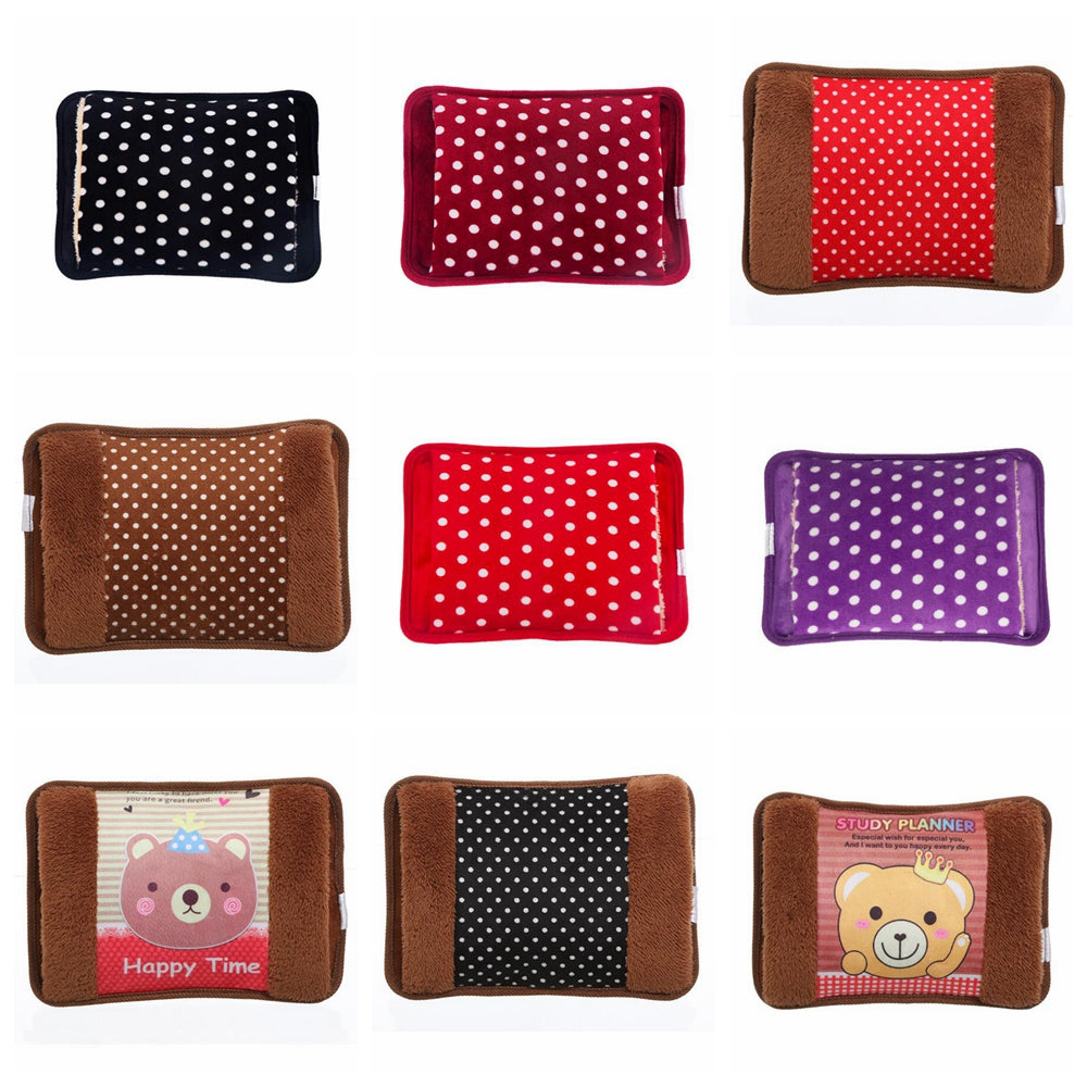 Electric Heating Pad Heat Pouch Hot Water Bottle Bag – Random Color