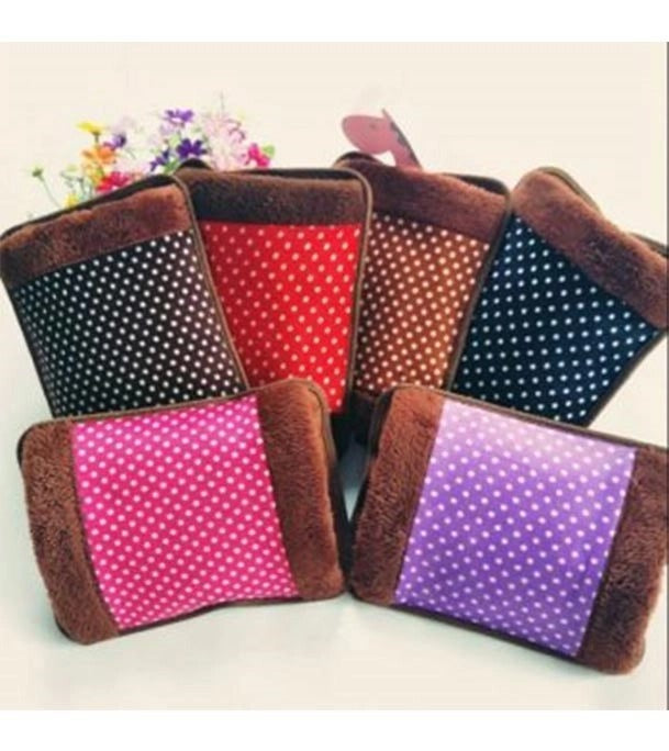 Electric Heating Pad Heat Pouch Hot Water Bottle Bag – Random Color