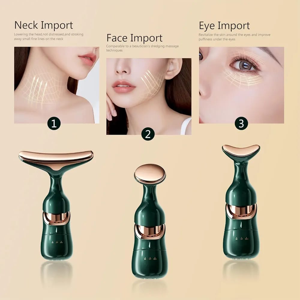 3-in-1 Face & Neck Beauty Massager