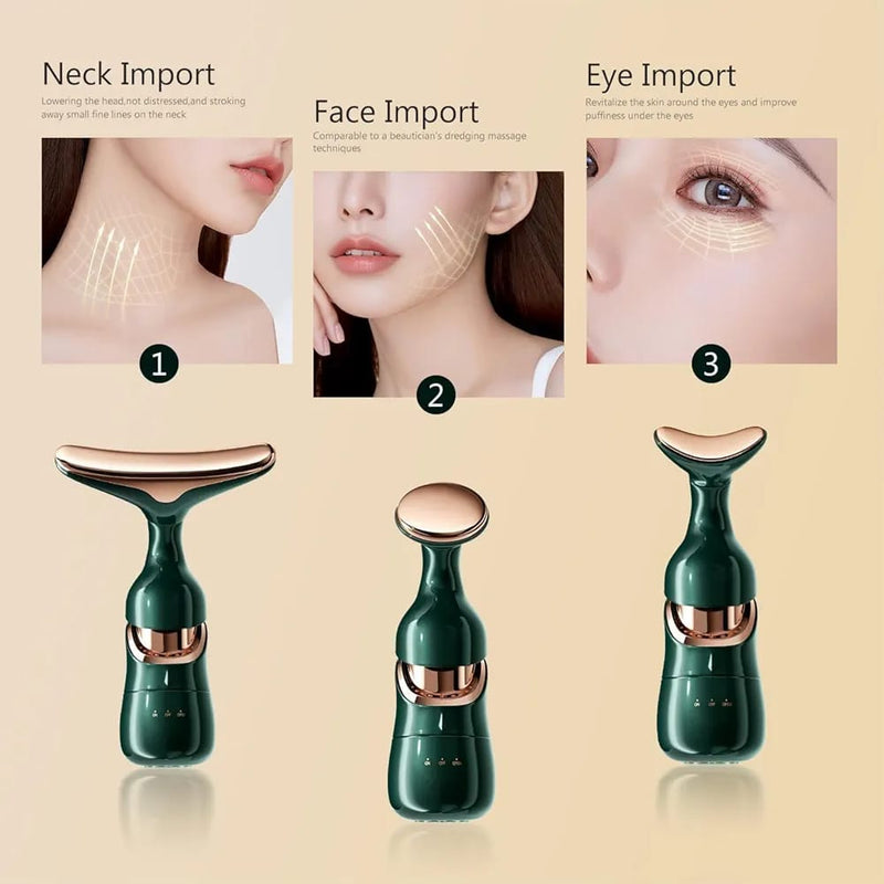 3-in-1 Face & Neck Beauty Massager