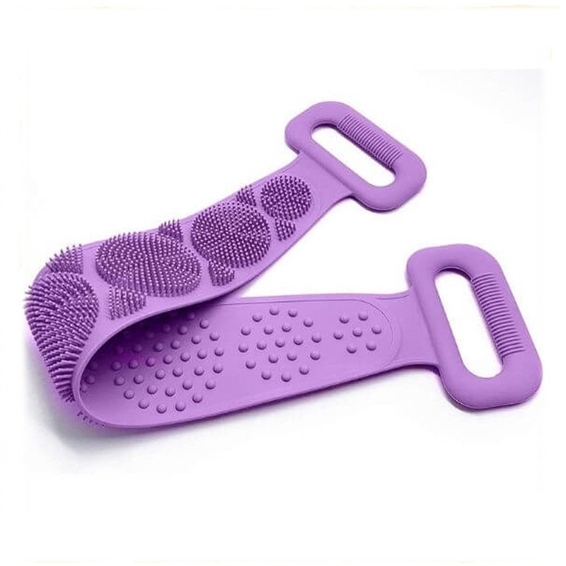 Silicone Back Scrubber Strap (Random Color)