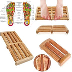 Premium Quality Wooden Roller Foot Massager