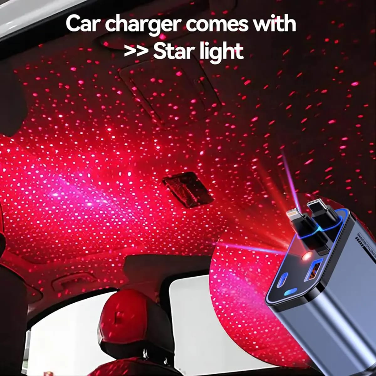 4-in-1 Fast Car Charger (USB-C)