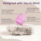 Premium Silicone Menstrual Cup Reusable Menstrual Hygiene