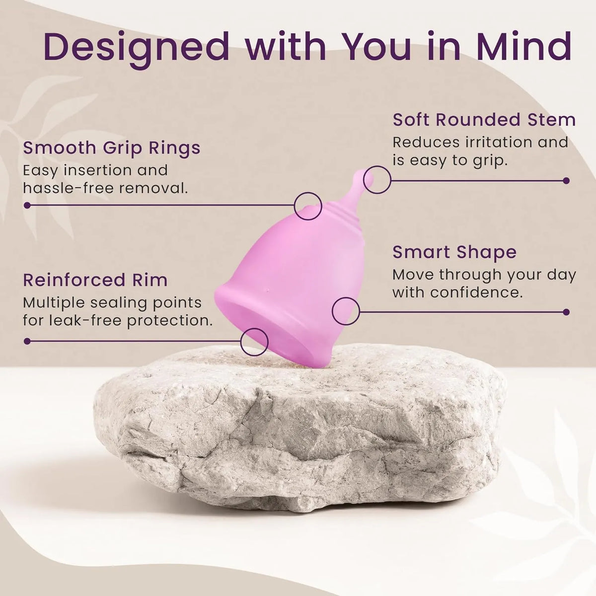 Premium Silicone Menstrual Cup Reusable Menstrual Hygiene