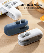 Rechargeable 2-in-1 Bag Sealer & Cutter (Portable)