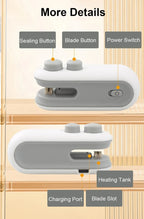 Rechargeable 2-in-1 Bag Sealer & Cutter (Portable)