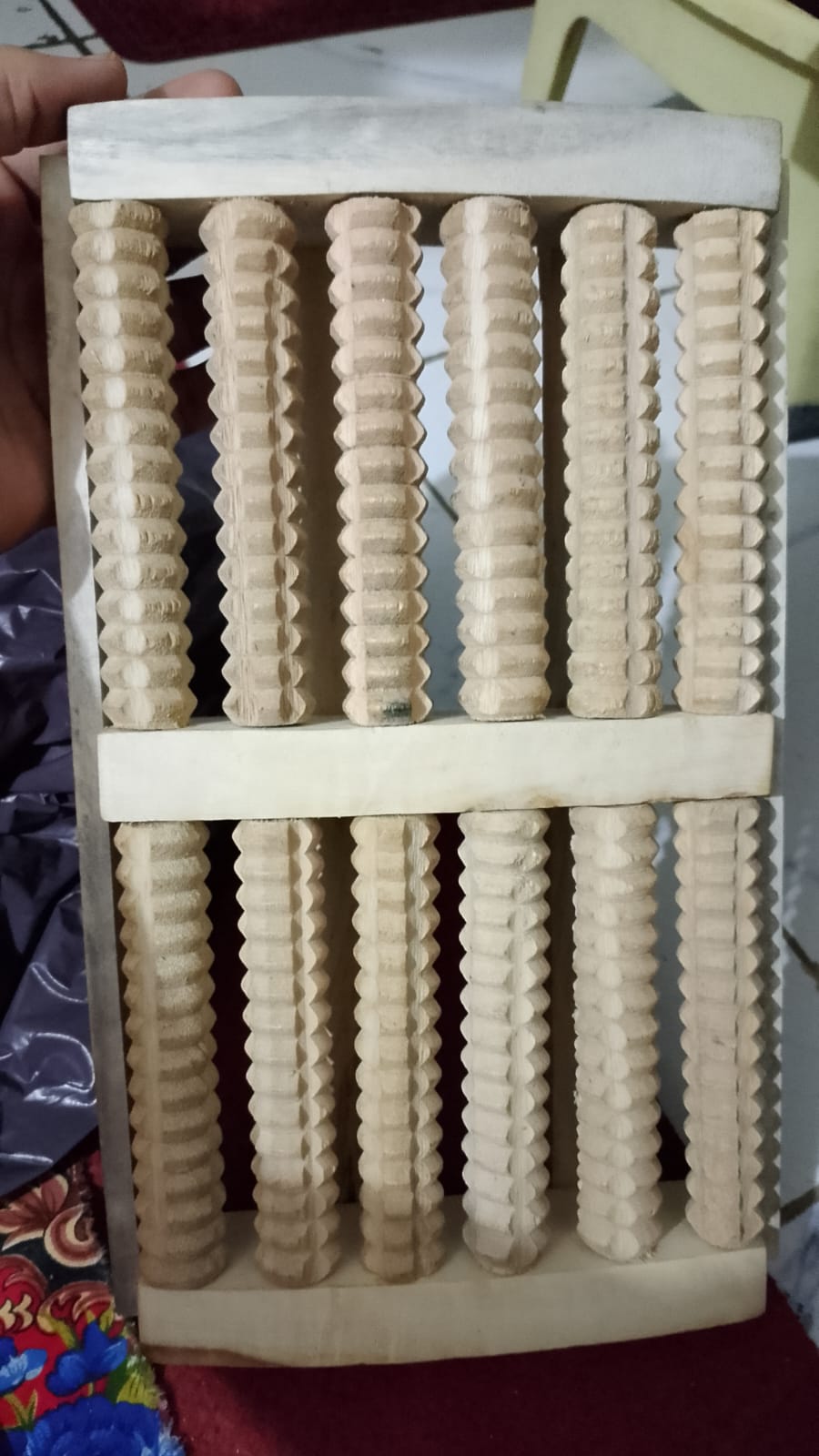 Premium Quality Wooden Roller Foot Massager