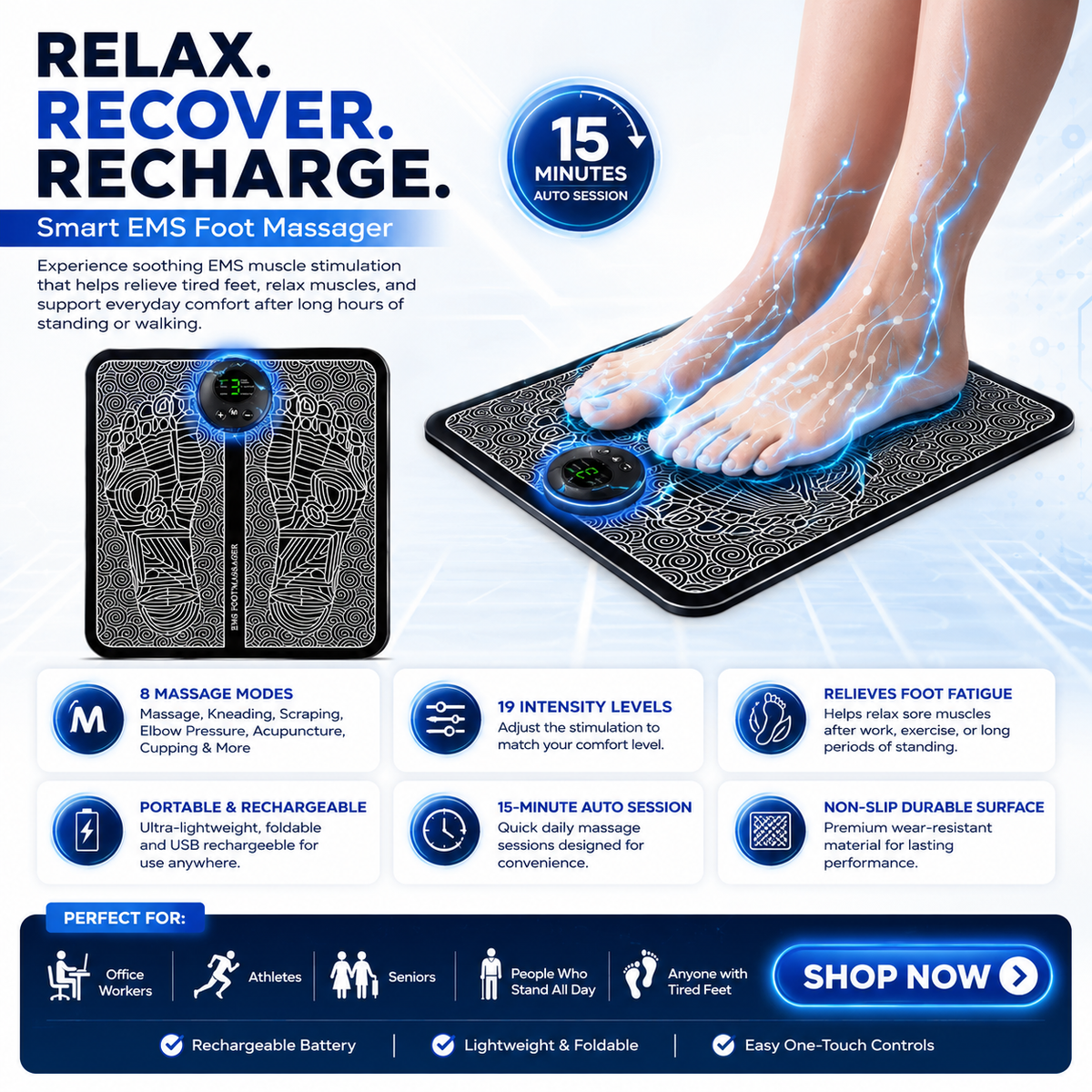 EMS Foot Massager