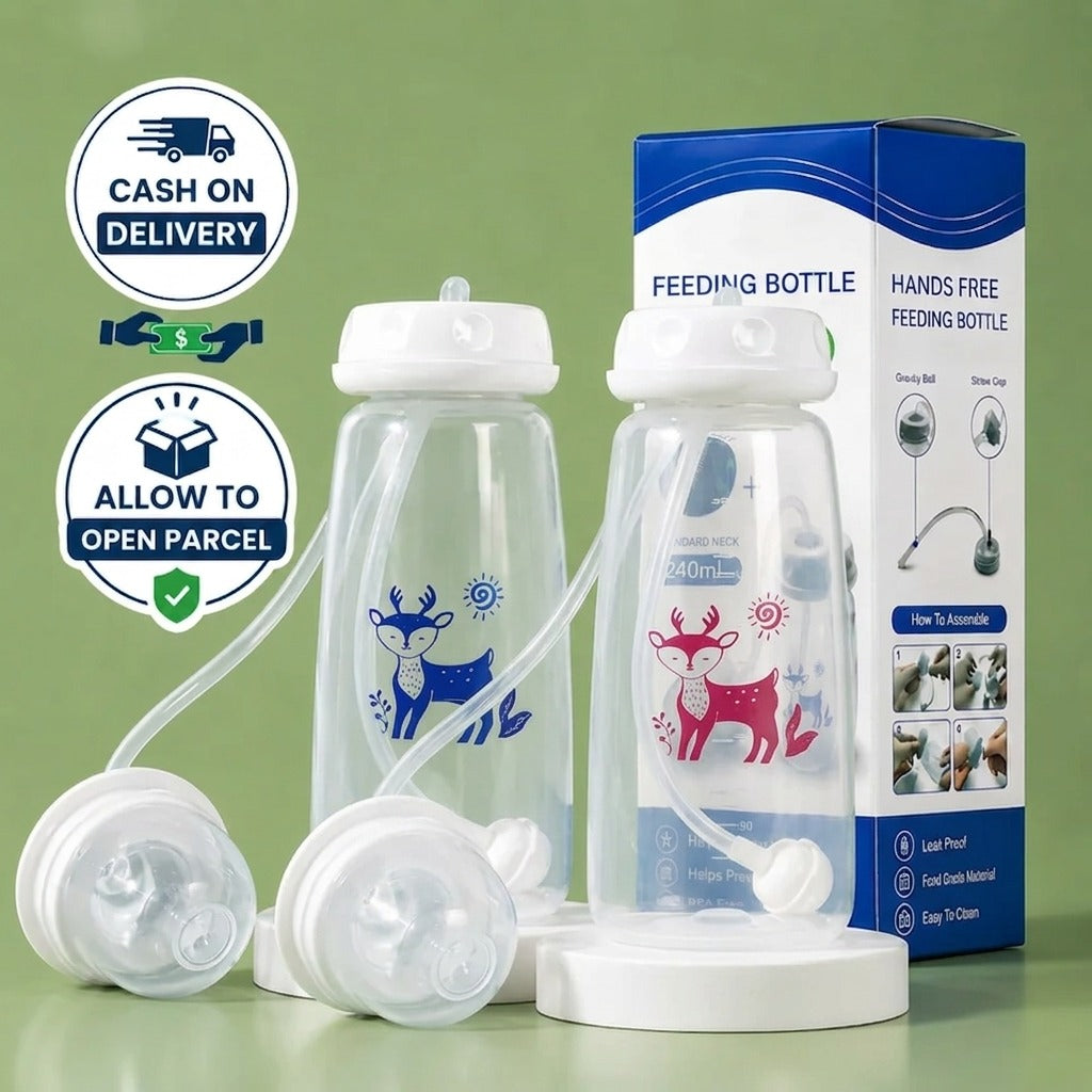 hands free baby feeding bottle Gadgetwala online Pakistan