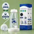 3 in 1 Hands-Free Self-Feeding Bottle for Babies 240ml    (Allow to Open Parcel)