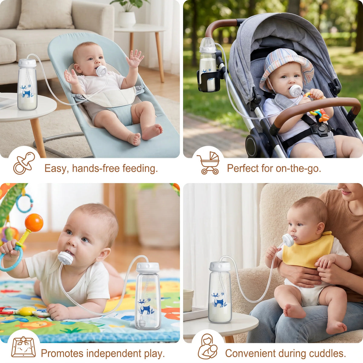 hands free baby feeding bottle Gadgetwala online Pakistan