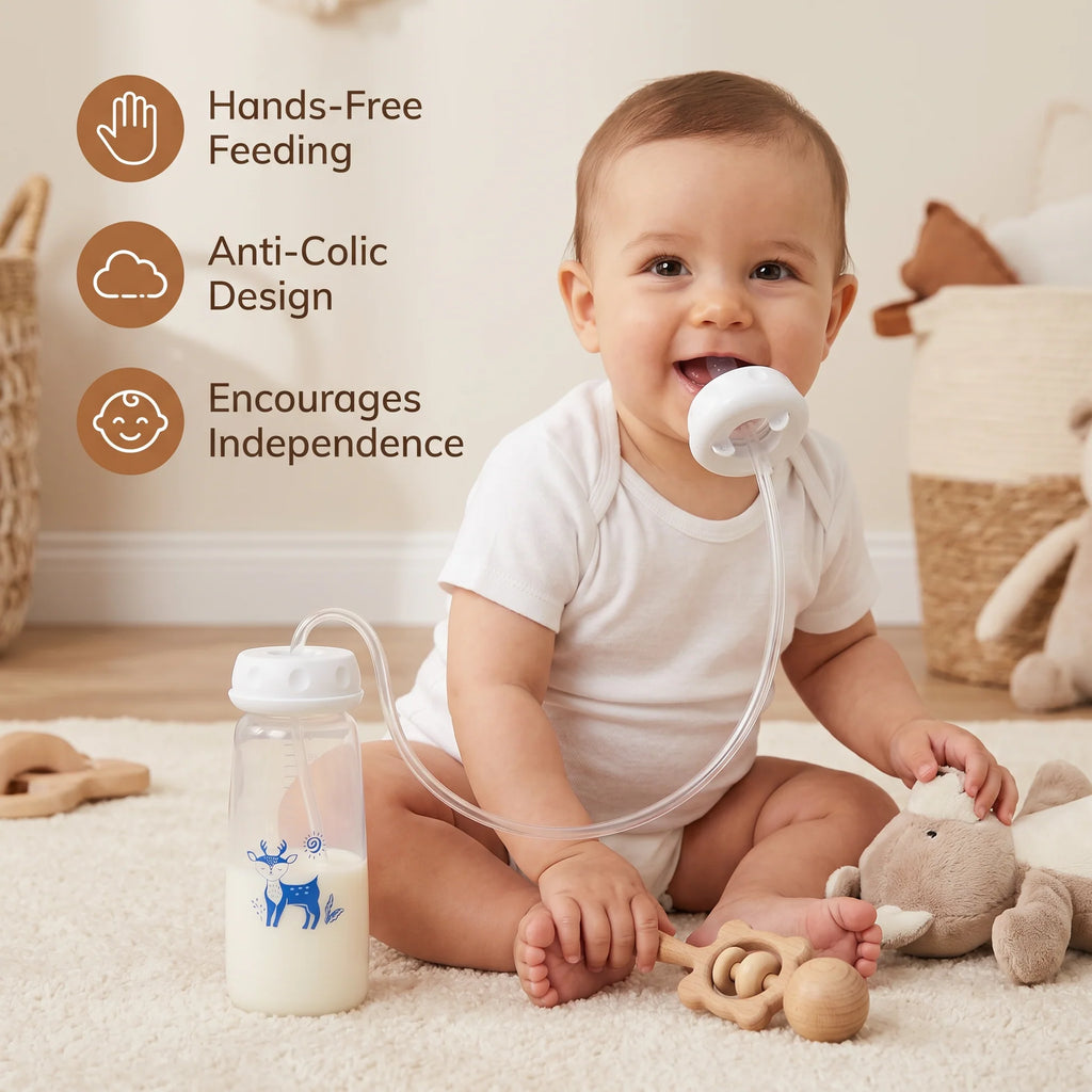 hands free baby feeding bottle Gadgetwala online Pakistan