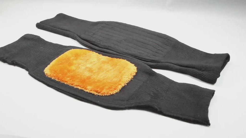 1 Pair Thermal Knee Warmers | Winter Warm Knee Protector for Men & Women | Soft, Stretchable & Comfortable Knee Support