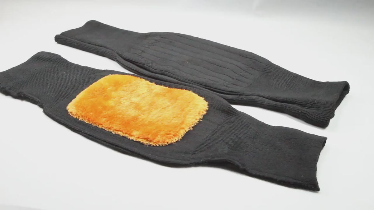 1 Pair Thermal Knee Warmers | Winter Warm Knee Protector for Men & Women | Soft, Stretchable & Comfortable Knee Support